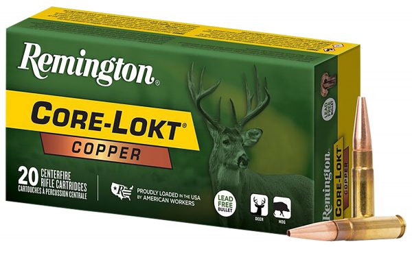 Remington Ammunition R27857 Core-Lokt Copper 300Blackout 120gr Copper Hollow Point 20 Per Box/10 Case