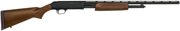 Mossberg 50104 500 All Purpose Field 410 Gauge 5+1 3" 24" Vent Rib Barrel, Fixed-Full Choke, Blued Metal Finish, Hardwood Stock, Ambidextrous Safety