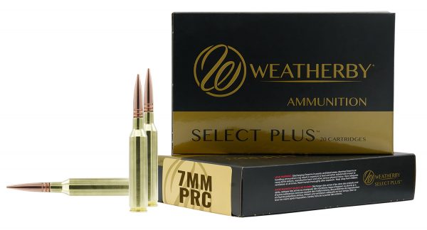 Weatherby R7PRC175EH Select Plus  7mmPRC 175gr 20 Per Box/10 Case