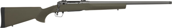 Savage Arms 58137 110 Trail Hunter 450 Bushmaster 3+1 20" Threaded/Medium Heavy Profile, Tungsten Gray Cerakote Barrel/Rec, OD Green Hogue Overmold Stock, Adj. AccuTrigger, Weaver Base