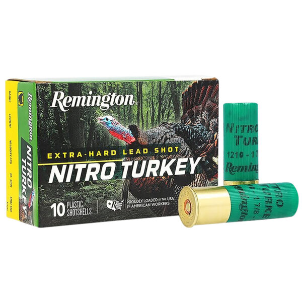 Remington Ammunition 26710 Nitro Turkey  12Gauge 3.50" 2oz 4Shot 10 Per Box/10 Case