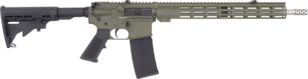 GLFA AR15 RIFLE 223 WYLDE - 16" S/S BBL OD GREEN