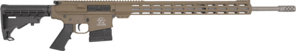 GLFA AR10 RIFLE 243 WIN - 24" S/S BBL 5-SHOT FDE