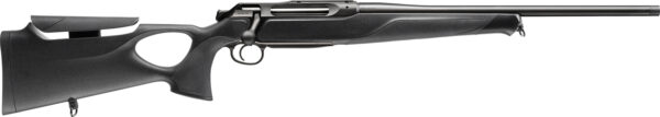 Sauer 80117648 505 Synchro XT Full Size 308 Win 3+1 22" Titanium Gray Threaded Barrel, Saddle Mount Steel Receiver, Black Thumbhole w/Adj Comb Synthetic Stock