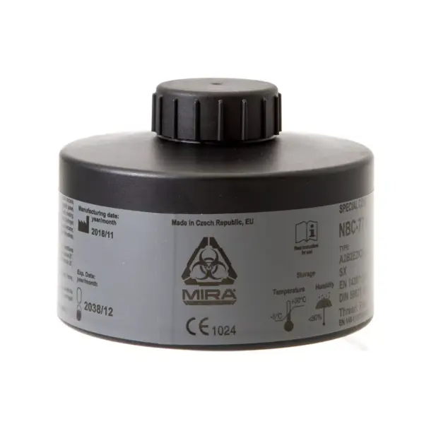 Mira Safety CBRN Gas Mask Filter NBC-77 SOF- 40mm Thread