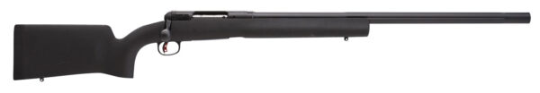 Savage Arms 19136 12 Long Range Precision 243 Win Caliber with 4+1 Capacity, 26" Barrel, Matte Black Metal Finish & Matte Black Fixed HS Precision with V-Block Stock Right Hand (Full Size)