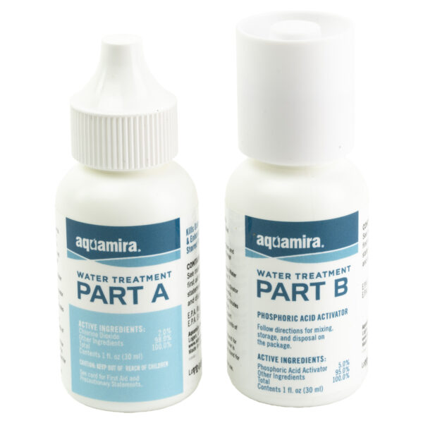 Aquamira, Water Treatment Drops, 1 oz Bottles, Treats Up to 30 Gallons of Water