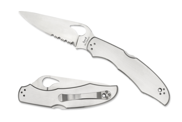 SPYDERCO Byrd Cara Cara 3.87" Combo Blade