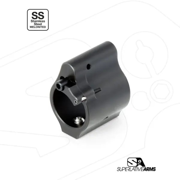 Superlative Arms Adjustable Gas Block .750" Set Screw Melonite, QPQ - Image 3