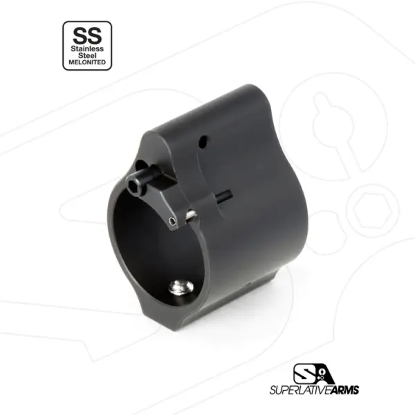Superlative Arms Adjustable Gas Block .936" Set Screw Melonite, QPQ - Image 3