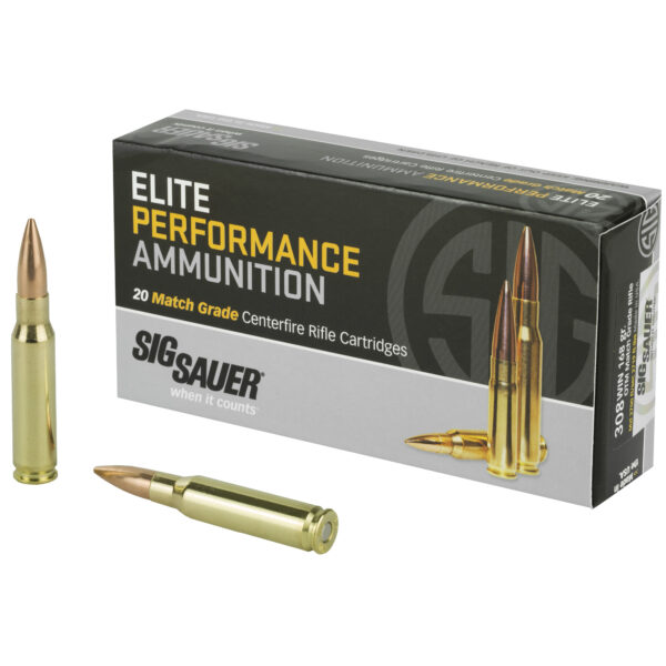 Sig Sauer Elite Match, 308 Win, 168 GR Open Tip Match