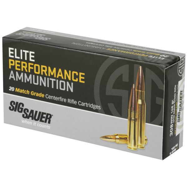 Sig Sauer Elite Match, 308 Win, 168 GR Open Tip Match - Image 3