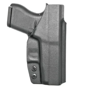 Alternative view of Rounded Glock 43/43X IWB KYDEX Holster Black/Right Hand/Standard Cut