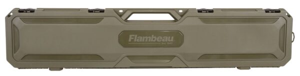 Flambeau 6464FC Safe Shot Field Rifle Gun Case -  49.75" L x 9.8" W x 3" D Polymer in Green