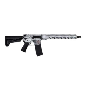 Shark Coast Tactical Templar AR-15 - 5.56x45mm, 16" Barrel, White Battle Worn Cerakote Finish