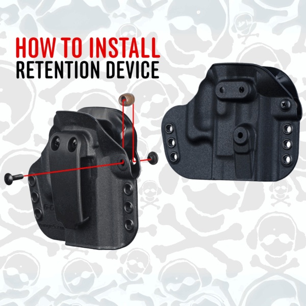 G-Code Paradigm Universal Fit Holster for Medium/Large Framed Firearm in Black - Image 3