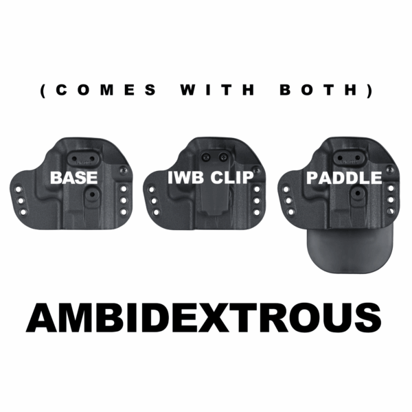 G-Code Paradigm Universal Fit Holster for Medium/Large Framed Firearm in Black - Image 12