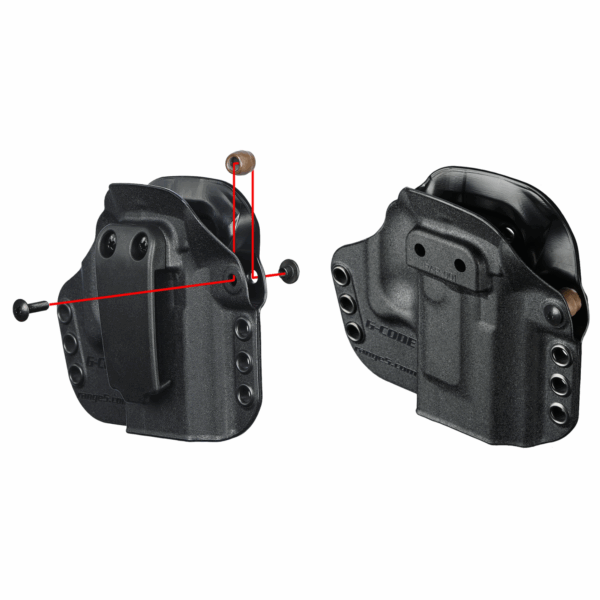 G-Code Paradigm Universal Fit Holster for Medium/Large Framed Firearm in Black - Image 6
