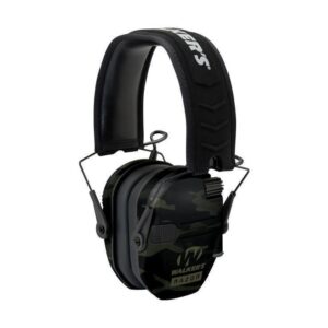 Walker's Razor Slim Electronic Ear Muffs in Multi-Cam Black