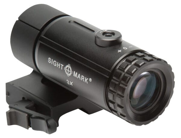 Sightmark SM19063 T-3 Magnifier 3X  with Flip to Side Mount Matte Black 3 x 23mm