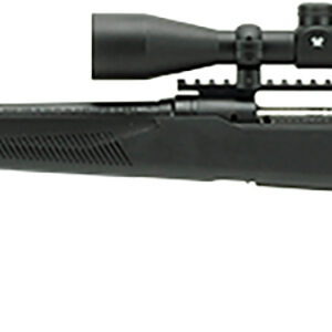 Savage Arms 57317 110 Apex Hunter XP 223 Rem 4+1 20" Matte Black Sporter Barrel, Drilled & Tapped Carbon Steel Receiver, Adj LOP Matte Black Synthetic Stock, Left Hand, Vortex Crossfire II 3-9x40mm