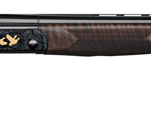 F.A.I.R. FRSLX600BL1228 SLX 600  12 Gauge 2rd 3" 28" Vent Rib Black Barrel, Steel Receiver w/Black Engraved Metal Finish, Walnut Stock, Single-Stage Trigger