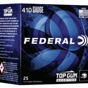 Federal TGS4121475 Top Gun  410Gauge 2.50" 1/2oz 7.5Shot 25 Per Box/10 Case
