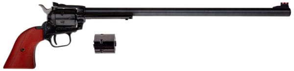 Heritage Mfg RR22MB16AS Rough Rider  22 LR 22 WMR 6 Shot 16" Black Barrel, Cylinder  & Zamak Frame, Cocobolo Grips