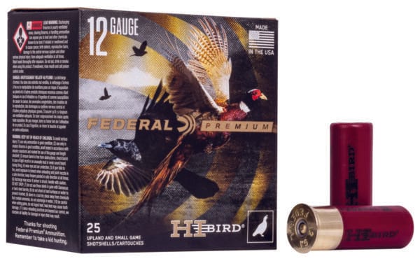 Federal HVF1275 Premium Hi-Bird 12Gauge 2.75" 1 1/8oz 7.5Shot 25 Per Box/10 Case