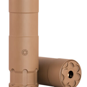 Rugged Suppressor OCUFDE22 Oculus22  22 LR 1.06" Flat Dark Earth Cerakote 17-4 Stainless Steel 1/2"-28 tpi
