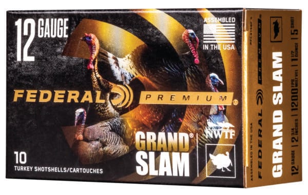 Federal PFCX156F5 Premium Grand Slam 12Gauge 2.75" 1 1/2oz 5Shot 10 Per Box/25 Case