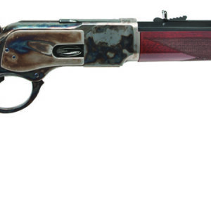 Cimarron CA204 1873 Short Deluxe Full Size 45 Colt (LC) 10+1, 20" Blued Octagon Steel Barrel, Color Case Hardened Steel Receiver, Walnut Fixed Pistol Grip Stock, Right Hand