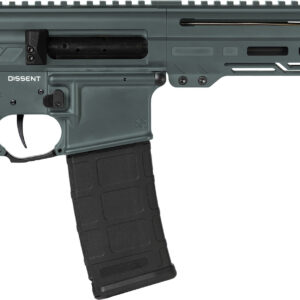 CMMG 30A0E33CG Dissent MK4 300 Blackout 30+1 6.50", Charcoal Green Cerakote Rec, OEM Grip, Picatinny Buffer Adapter, Zeroed Drop-In Single Stage Trigger