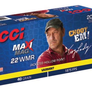 CCI 958 Maxi-Mag Varmint 22WMR 40gr Jacketed Hollow Point 200 Per Box/10 Case