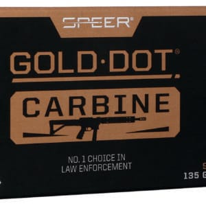 Speer 59GDC1 Gold Dot  9mmLuger 135gr Hollow Point 50 Per Box/20 Case