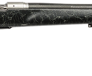 Christensen Arms 8011003400 Traverse  Full Size 7mm PRC 3+1 26" Natural Stainless Steel Threaded Barrel, Natural Stainless Aluminum Receiver, Black w/Gray Webbing Fixed Monte Carlo w/Raised Comb Stock