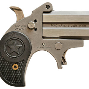 Bond Arms BASTB Stubby  380 ACP 2rd Shot 2.20" Matte Stainless Steel Frame Black Textured Polymer Grips