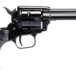 Heritage Mfg RR22B4BP Rough Rider  22 LR 6 Shot, 4.75" Black Oxide Steel Barrel, Black Oxide Zinc Alloy Frame, Black Oxide Cylinder, Black Pearl Grip, Manual Safety, Exposed Hammer