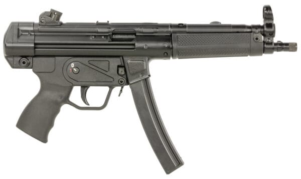 Century Arms HG6034ALN AP5 CORE 9mm Luger 30+1 8.90" Threaded Barrel, Black, Stamped Metal Rec, Fixed Front/Drum Rear Sights, Includes Sling (1 Mag)