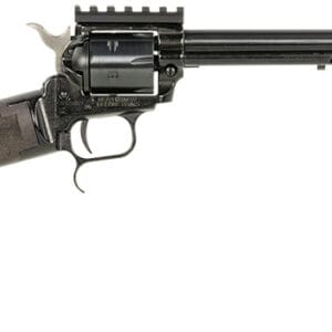 Heritage Mfg BR226B16-PIC Rough Rider Tactical Rancher 22 LR 6rd 16.12", Black Oxide Barrel/Rec, Black Stained Walnut Stock, Optics Mount, Includes Sling