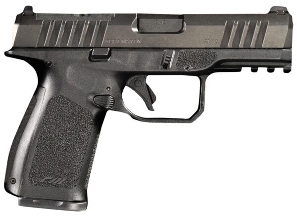 Rost Martin RM1CBLKOSP RM1C  9mm Luger 17+1 4" Black Match Grade Barrel, Black Tenifer Optic Ready/Serrated Steel Slide, Black Polymer Frame w/Picatinny Rail, Textured Grip, Ambidextrous