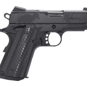 Girsan 391150 MC1911 SC Influencer Sub-Compact 9mm Luger 7+1 3 3.40" Black Steel Barrel, Black Camo Optic Ready/Serrated Steel Slide & Frame w/Picatinny Rail & Beavertail, Black Polymer Grip