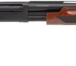 Rock Island PA12MNL26 PA12 Waterfowl 12 Gauge Pump 3.5" 4+1, 2" Black Anodized Smooth Bore/Vent Rib Barrel & Receiver, Fixed Walnut Wood Stock