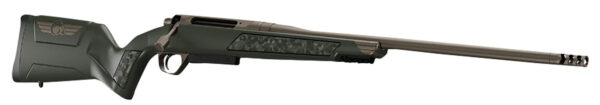 Christensen Arms 8011500400 Evoke  Full Size 270 Win 4+1 22" Burnt Bronze Cerakote #4 Contour Threaded Barrel, Gray w/Bronze Logo Hybrid Hunter w/Picatinny Rail Synthetic Stock