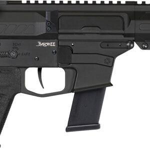 CMMG 45AF30FAB Banshee MKG 45 ACP 13+1 8" Black Nitride Medium Taper Threaded Barrel, EML 7" M-LOK Handguards, Black Armor Cerakote Aluminum Picatinny Rail Receiver, CMMG Zeroed Grips