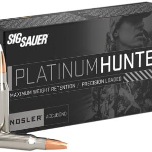 Sig Sauer E308PH16520 Platinum Hunter  308Win 165gr 20 Per Box/10 Case