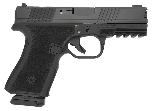 Black Rain Ordnance FL9MMBLK   Compact Frame 9mm 15+1 4" Stainless Steel Slide