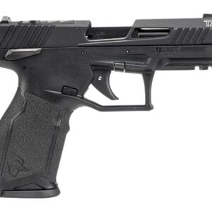 Taurus 1-2TX22P341-15 TX22 T.O.R.O. 22 LR 15+1 4.10" Matte Black Steel Barrel, Black Hard Coat Anodized Optic Ready/Serrated Slide, Black Polymer Frame w/Picatinny Rail, Textured Grip