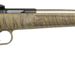 Crickett KSA2443 Gen2  Youth 22 LR 1rd 16.13" Stainless Single Shot Barrel, Stainless Steel Receiver, Tan w/Black Webbing Fixed Synthetic Stock