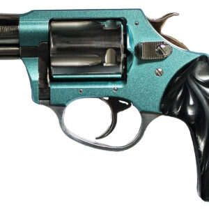 Charter Arms 53879 Undercover Lite Blue Diamond 38 Special 5rd 2" Hi-Polished Stainless Barrel/Cylinder, Aluminum Frame w/Blue Diamond Finish, Finger Grooved Black Rubber Grip